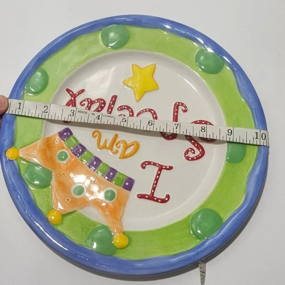 Colorful 'I Am Special' Party Plate